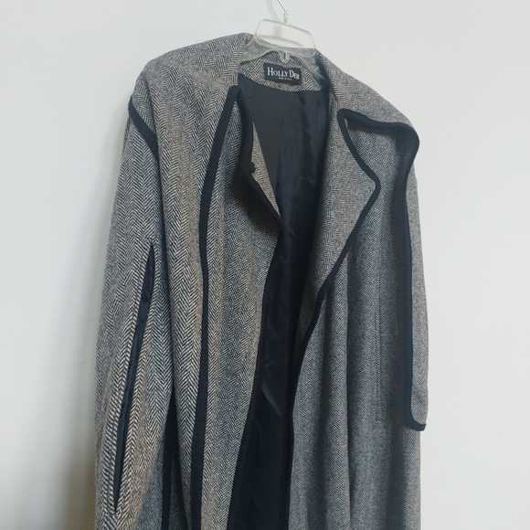 HOLLY DEB Vintage Cape Coat 40s Style Wool Blend. - Picture 6 of 16